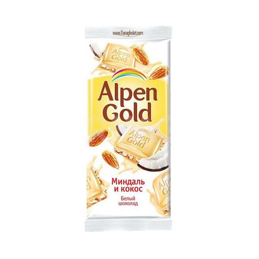 ALPENGOLD ŞOKOLAD 80 Q BADAMLI KOKOSLU resmi