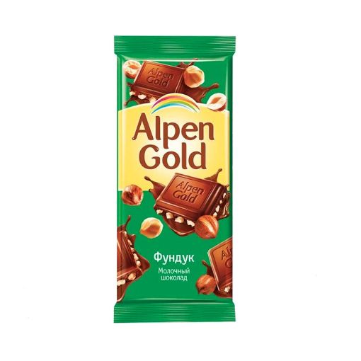 ALPENGOLD ŞOKOLAD 80 Q SÜDLÜ FINDIQLI resmi