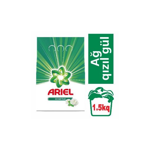 ARİEL YUYUCU TOZ 1.5 KQ AĞ QIZILGÜL resmi