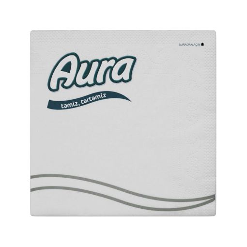 AURA SALFET 50 Lİ SADE 33X33 SM resmi