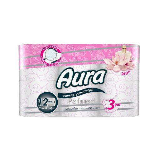 AURA TUALET KAĞIZI 12 Lİ ƏTİRLİ resmi