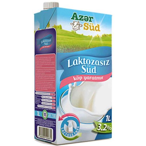 AZƏRSÜD LAKTOZASIZ 3.2% 1L resmi