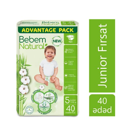 BEBEM UŞAQ BEZİ N5 40 LI 11-18 KQ NATURA resmi