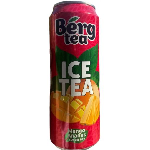 BERG TEA SOYUQ ÇAY 449 ML MANQO ANANAS resmi