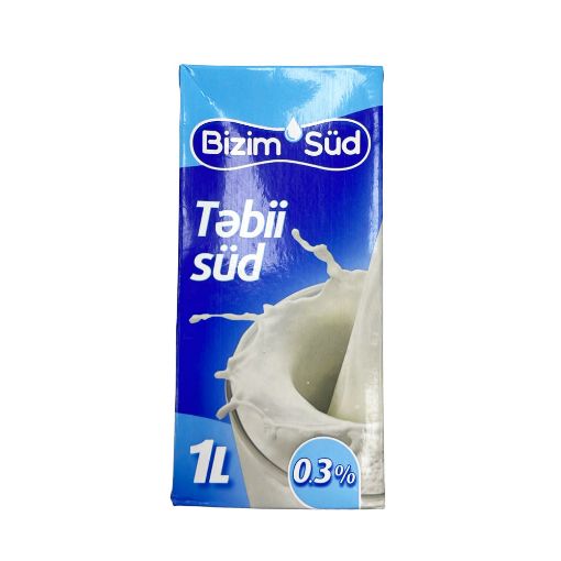 BİZİM SÜD SÜD 1 L 0.3% TETRAPAK resmi