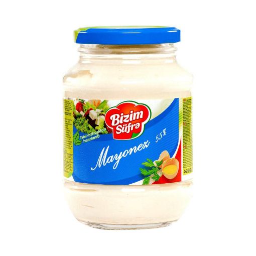 BIZIM SUFRE MAYONEZ 500 ML ŞÜŞƏ resmi