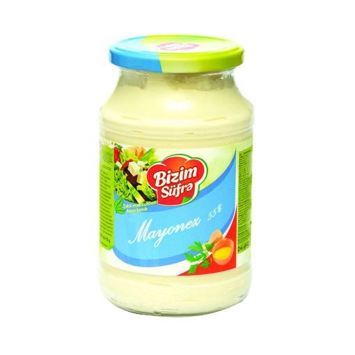 BIZIM SUFRE MAYONEZ 891 ML 55% ŞÜŞƏ resmi