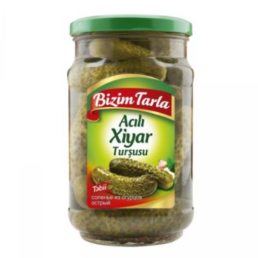 BİZİM TARLA XİYAR TURŞUSU 670 ML ACILI resmi