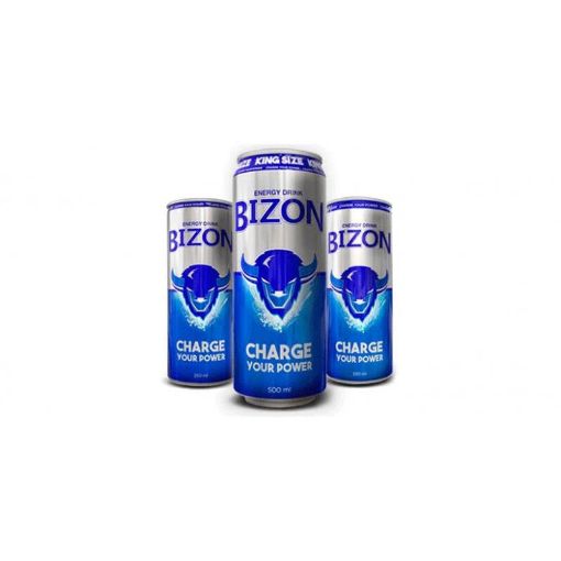 BIZON QAZLI İÇKİ 450 ML GÖY resmi