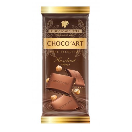 CHOCO ART ŞOKOLAD 90 Q FINDIQLI 72% resmi