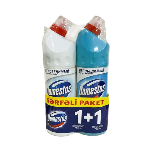 DOMESTOS GEL 750 ML SƏRFƏLİ PAKET 1+1 resmi