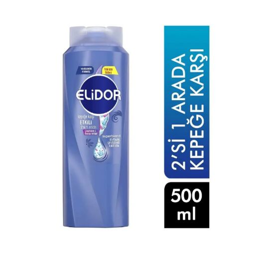 ELİDOR ŞAMPUN 500 ML 2/1 KƏPƏYƏ QARŞI resmi