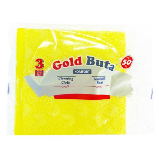 GOLD BUTA  TEMIZLIK BEZI 3 LÜ resmi