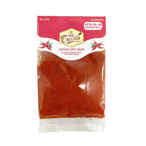 LA CUSINA QIRMIZI İSTİOT ŞİRİN BİBƏR 50Q resmi