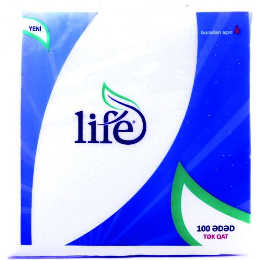 LIFE SALFET 100 LÜ 29X30 SM resmi