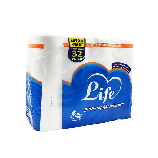 LİFE TUALET KAĞIZI 32 Lİ 3 QAT resmi