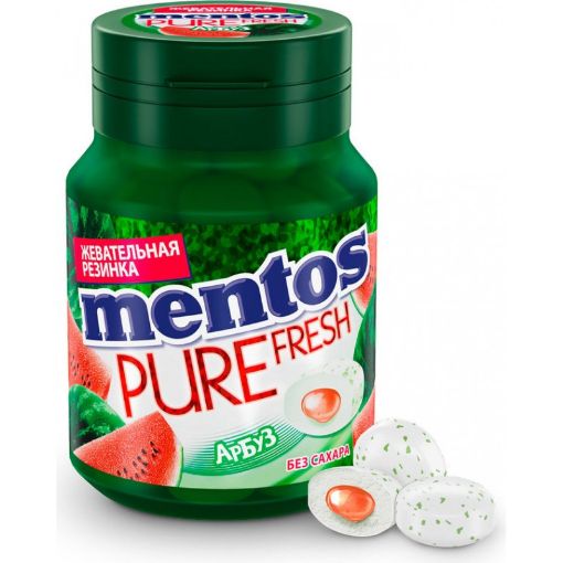 MENTOS PURE FRESH SAQQIZ 54 Q WATERMELON resmi