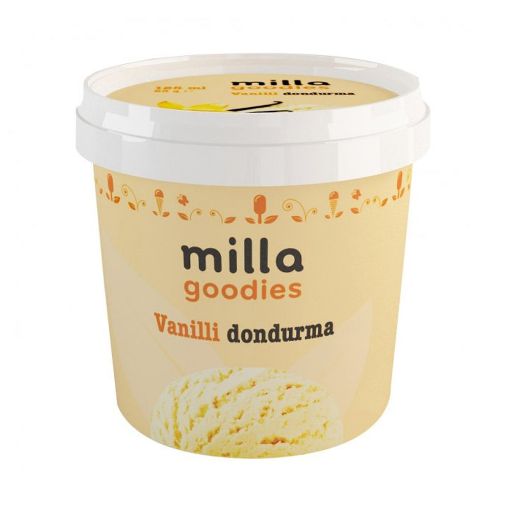 MİLLA DONDURMA 1 L VANİL QABDA resmi