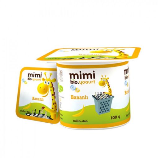 MİLLA MİMİ YOQURT 100 Q BANAN resmi