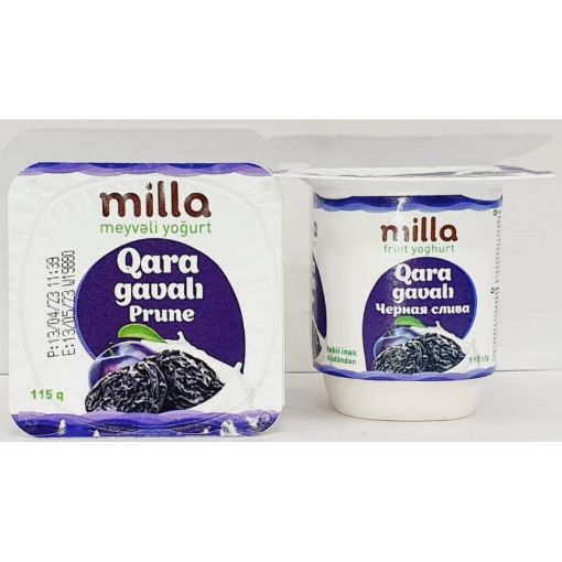 MİLLA YOQURT 115 Q QARA GAVALI resmi