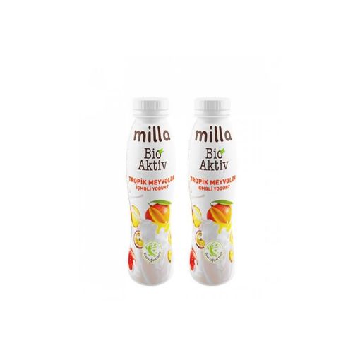 MİLLA YOQURT İÇMƏLİ 270 ML MANQO ŞAFTALI resmi