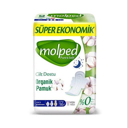 MOLPED QADIN BEZİ 16 LI PURE&SOFT GECƏ resmi