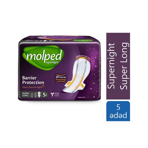 MOLPED QADIN BEZİ 5 Lİ NORMAL SUPERLONG resmi