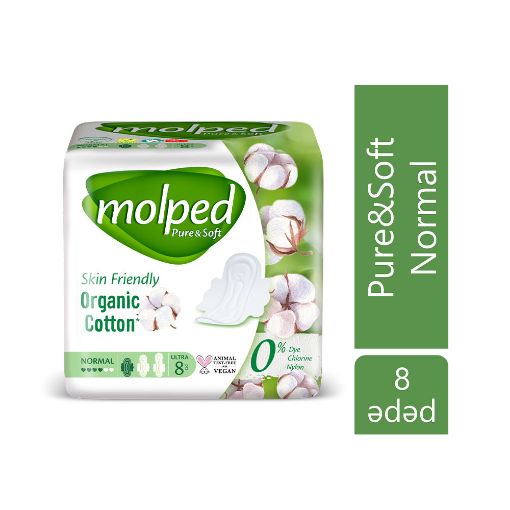 MOLPED QADIN BEZI 8 Lİ NORMAL PURE&SOFT resmi