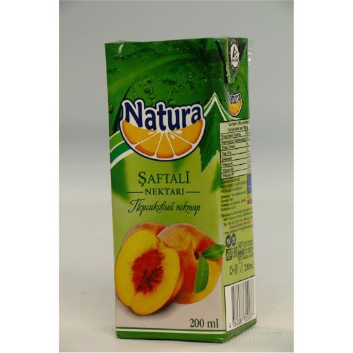 NATURA M.ŞİRƏSİ 200 ML ŞAFTALI TP resmi
