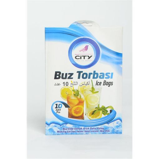 NEW CİTY BUZ TORBASI 10 LU resmi