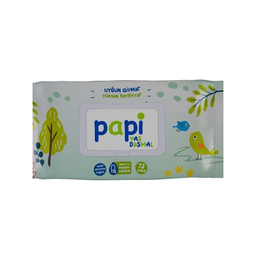 PAPI YAŞ DƏSMAL 72 Lİ QAPAQLI resmi