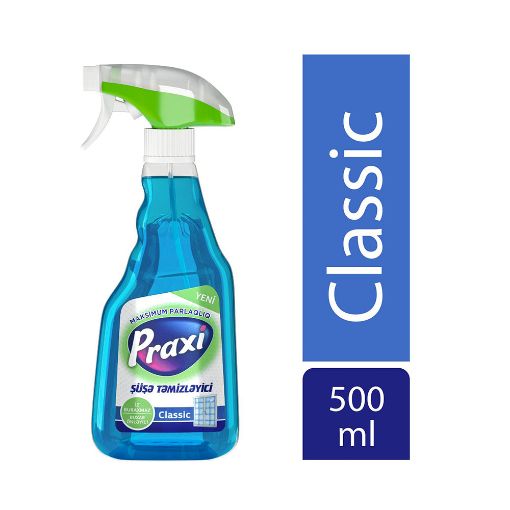 PRAXI CLASSIC ŞÜŞƏ TƏMİZLƏYİCİ 500 ML resmi