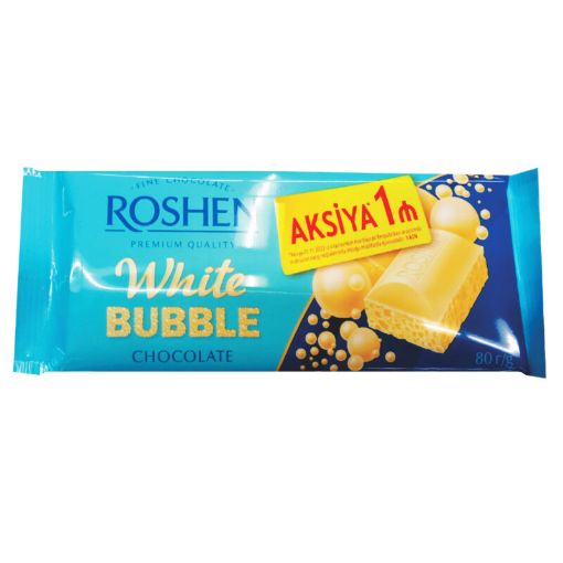 ROSHEN CLASSIC AĞ ŞOKOLAD 80 Q QABARCIQ resmi