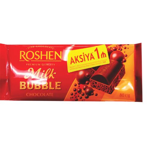 ROSHEN ŞOKOLAD 80 Q SÜDLÜ PROM resmi