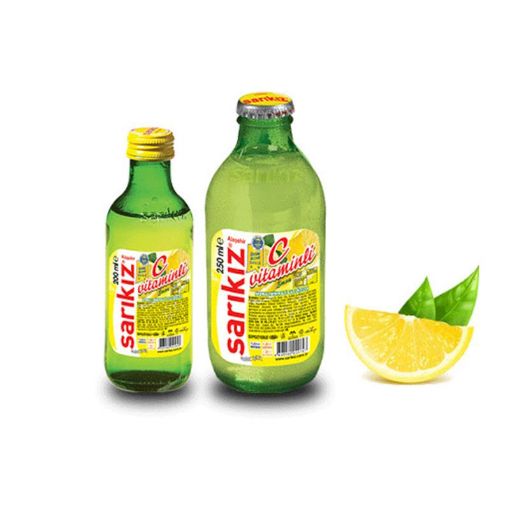 SARIKIZ MİNERAL SU 200 ML LİMONLU ŞÜŞƏ resmi