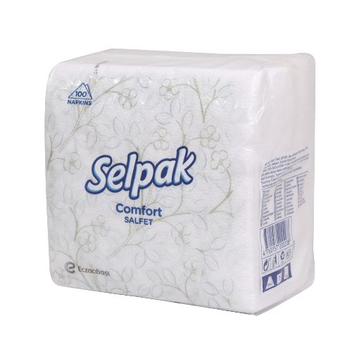 SELPAK COMFORT SALFET 100 LÜ 30X30 NAXIŞ resmi