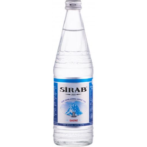 SİRAB SU 500 ML QAZSIZ ŞÜŞƏ resmi