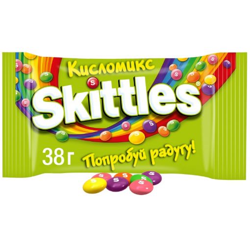 SKİTTLES DRAJE SOUR MİX 38 Q resmi