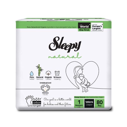 SLEEPY NAT UŞAQ BEZİ N1 80 LI 2-5 KQ JB resmi