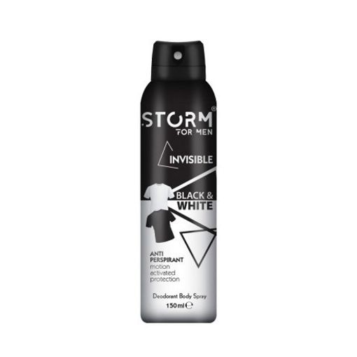 STORM KİŞİ DEO 150 ML AĞ QARA resmi