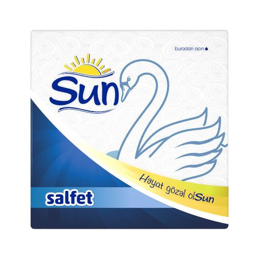 SUN SALFET 80 Lİ QU 29X30 SM resmi