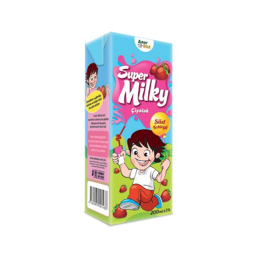 SUPER MİLKY SÜD 200 ML ÇİYƏLƏK 2% TETRAP resmi