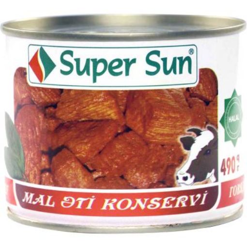SUPER SUN MAL ƏTİ KONSERVİ 490 Q resmi