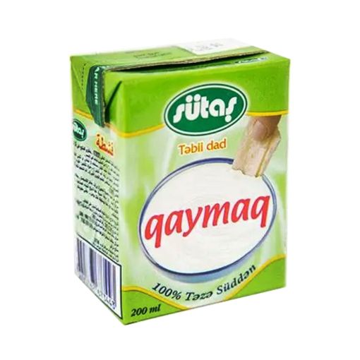 SÜTAŞ QAYMAQ 200 ML resmi