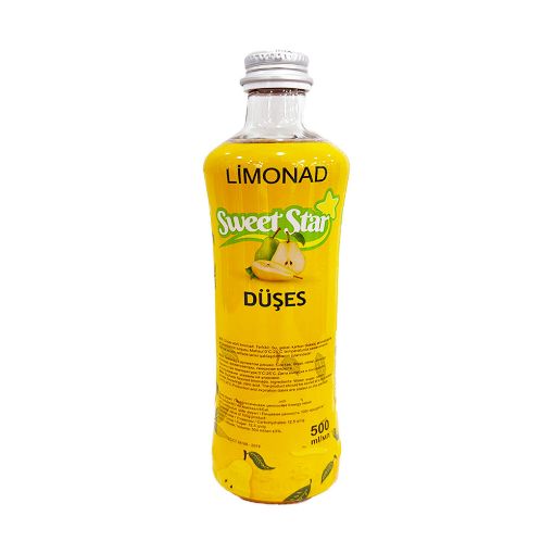 SWEET STAR LİMONAD 500 ML DÜŞES ŞÜŞƏ resmi