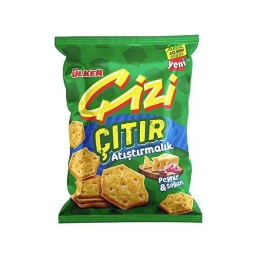ÜLKER ÇİZİ ÇITIR KREKER 40 Q PENDİR SOĞA resmi