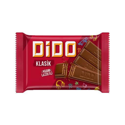 ULKER DIDO VAFLI 55,5 GR KARE SOKOLADLI resmi